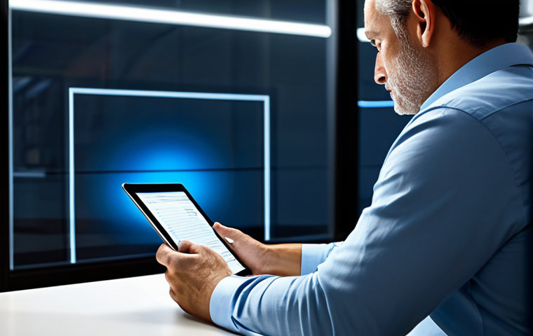 A professional adult, fully clothed in a business casual top, intently focused on a tablet. Their fingers are poised over the screen, conveying rapid thought and action. A subtle digital timer glow emanates from the tablet, suggesting a countdown and the thrilling pressure of time. The background is a clean, modern office space with soft, directional lighting that highlights the subject's concentration. The person exhibits perfect anatomy, correct proportions, and a natural pose. This image is safe for work, appropriate content, and family-friendly, rendered with high-quality professional photography and a sharp, clear focus.