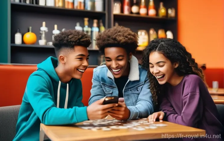 로얄매치 특정 아이템 복제 - **"A vibrant and engaging scene of a young person, around 16 years old, intensely focused on playing...