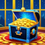 로얄매치 매일 미션 보상 - **Prompt 1: The Daily Royal Treasures**
    "A bright and engaging illustration featuring a young ad...